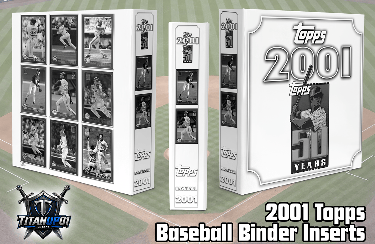 2001 Topps Baseball Cards Binder Inserts