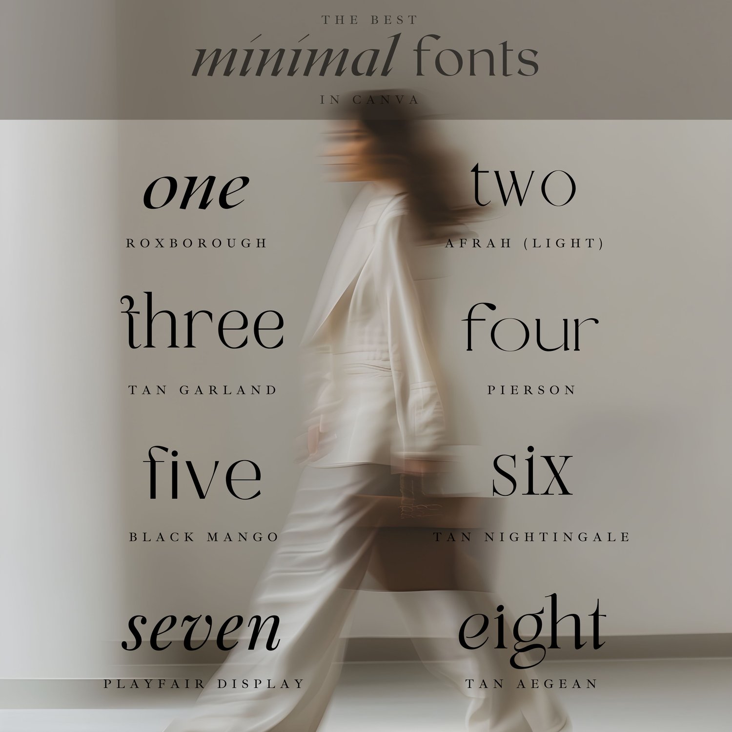 The Art of Minimalism | Why Use Minimal Fonts in Canva