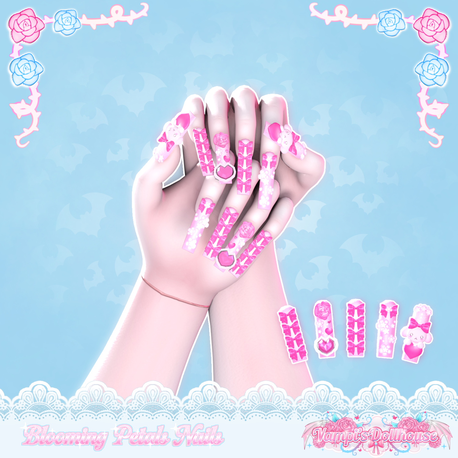 Blooming Petals Nails