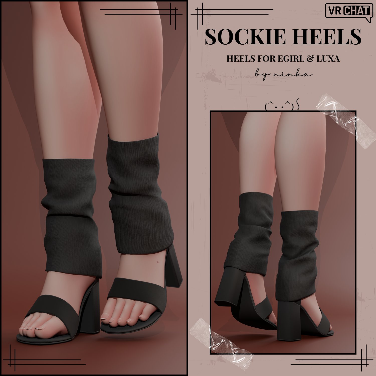 sockie heels