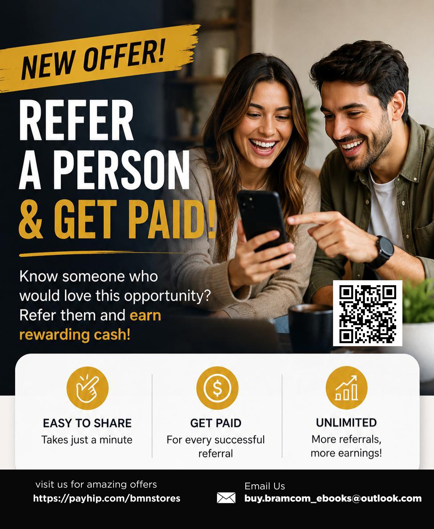 Referral Program | BRAMCOM E-BOOK STORE – Earn Rewards Referring Readers