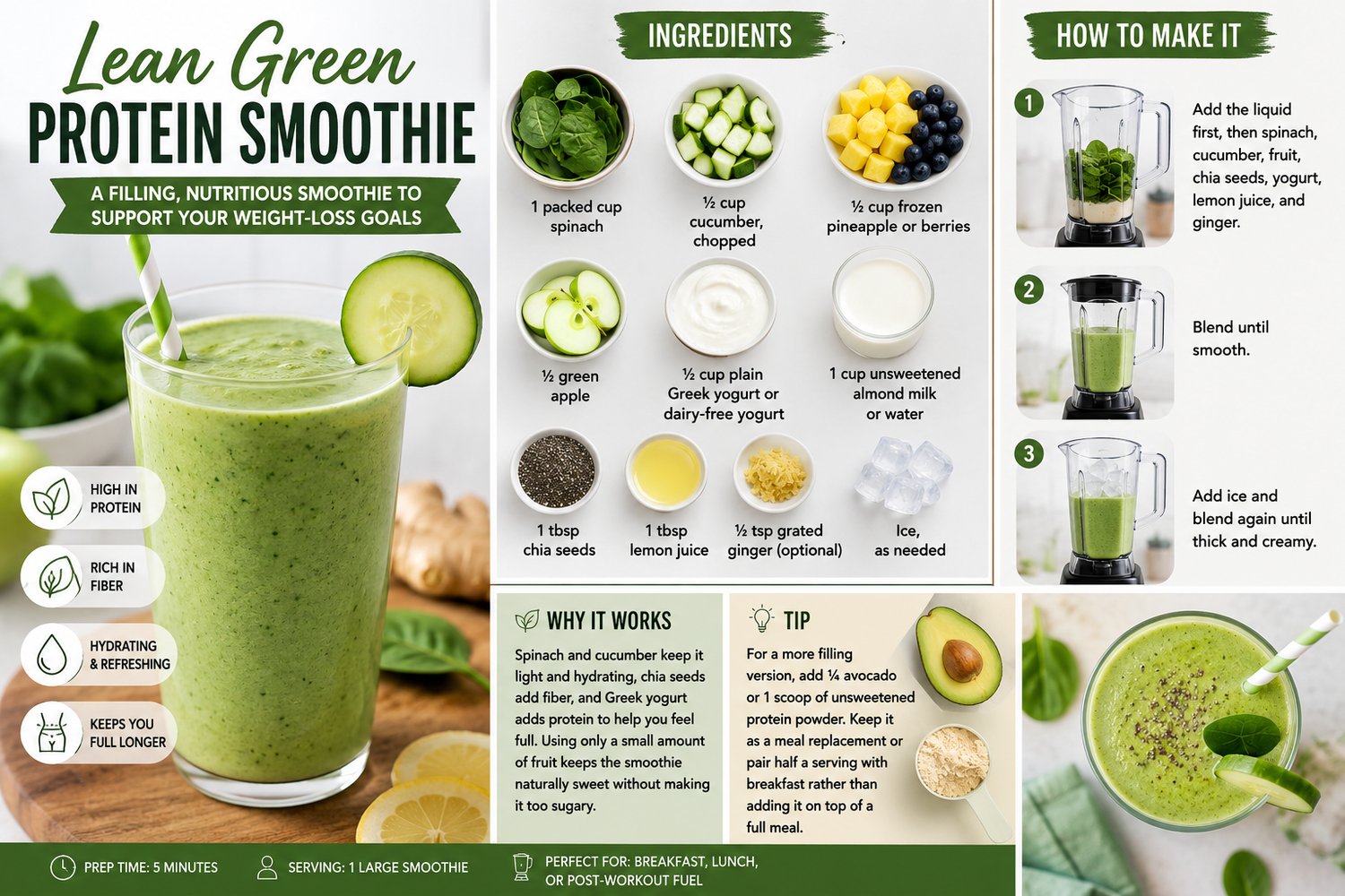 Lean green smoothie recipes with images