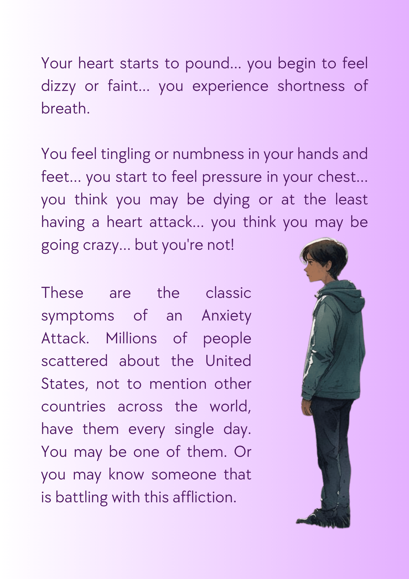 Understanding anxiety reflection pages, Breathing & calming exercises, CBT-inspired thought record pages, Trigger awareness journal, Coping toolkit & affirmations, Instant PDF download, workbook