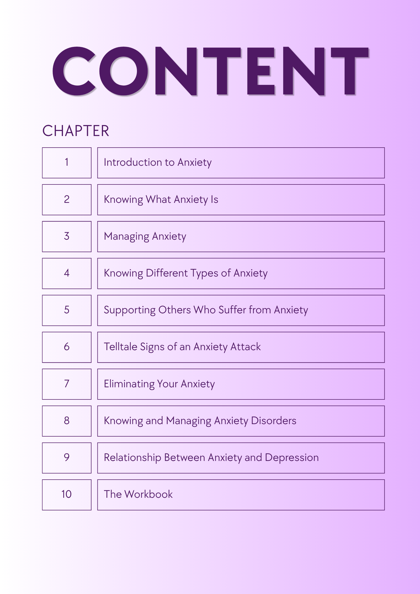 Understanding anxiety reflection pages, Breathing & calming exercises, CBT-inspired thought record pages, Trigger awareness journal, Coping toolkit & affirmations, Instant PDF download, workbook