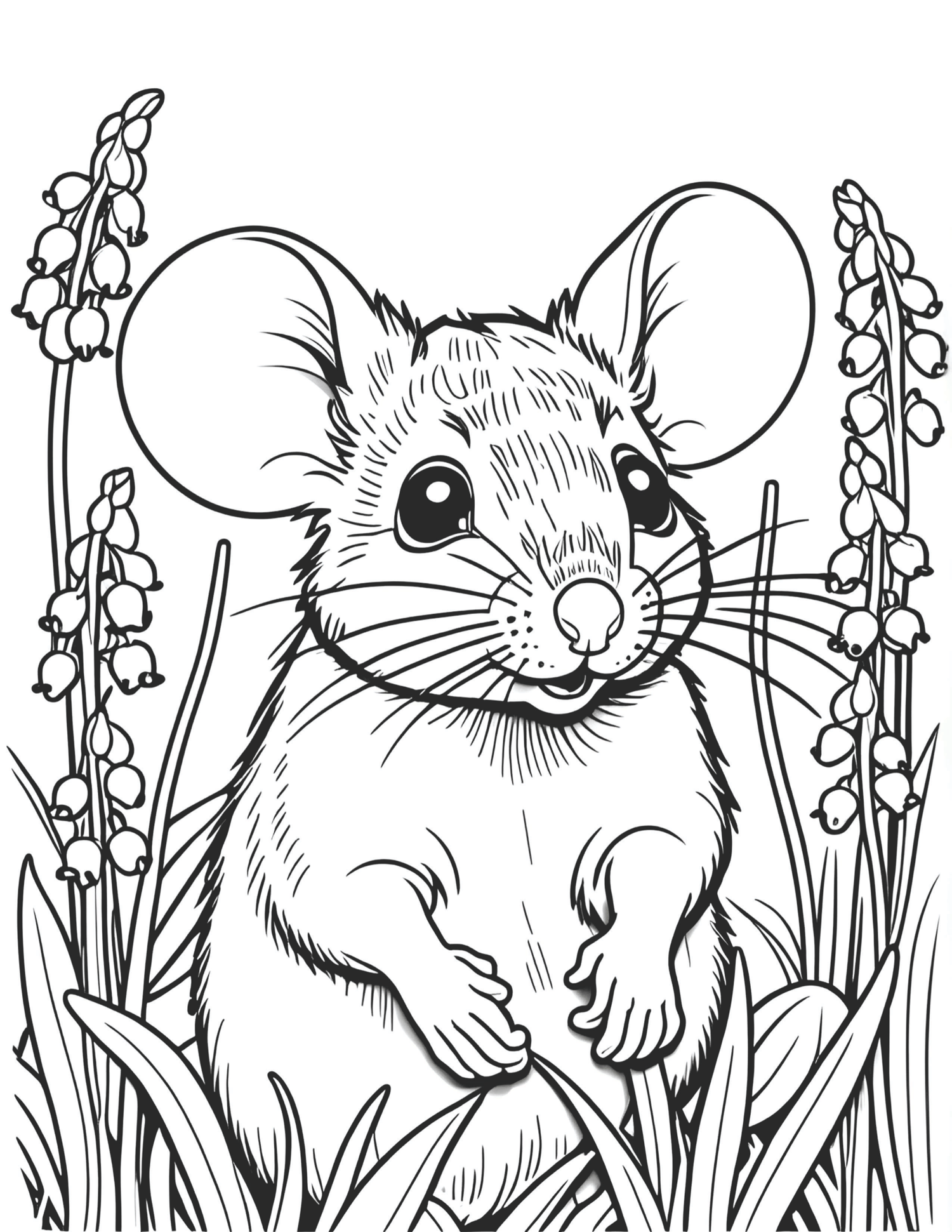 Rat and Mouse Coloring Pages