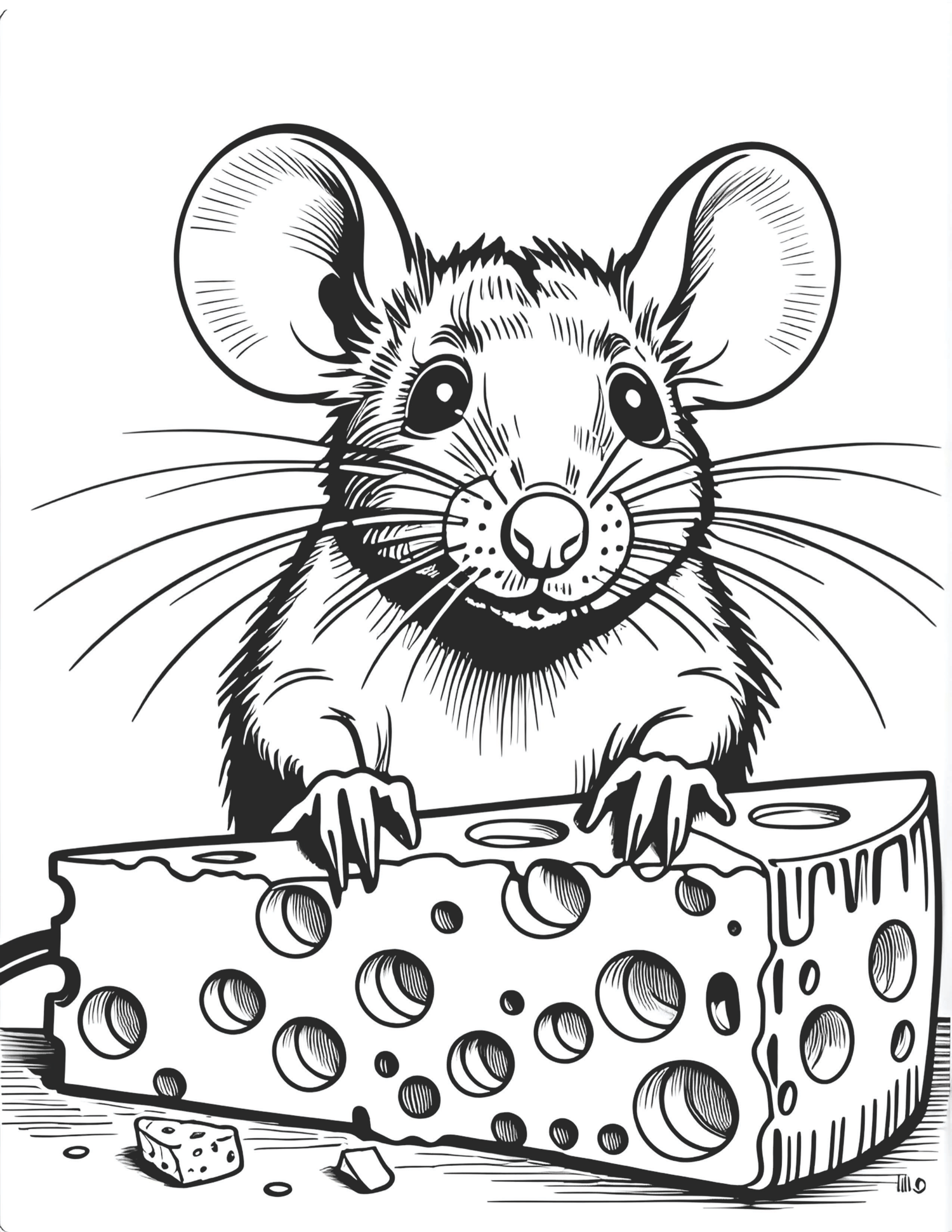 Rat and Mouse Coloring Pages