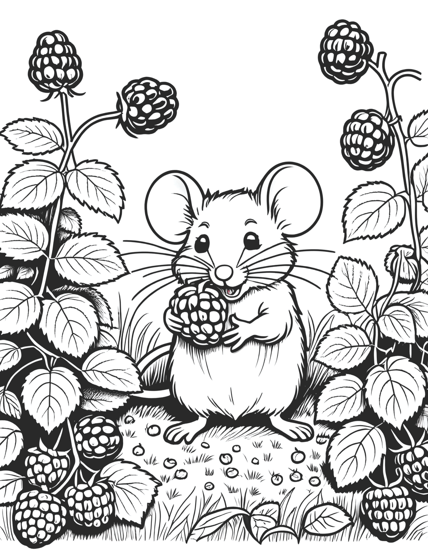 Rat and Mouse Coloring Pages