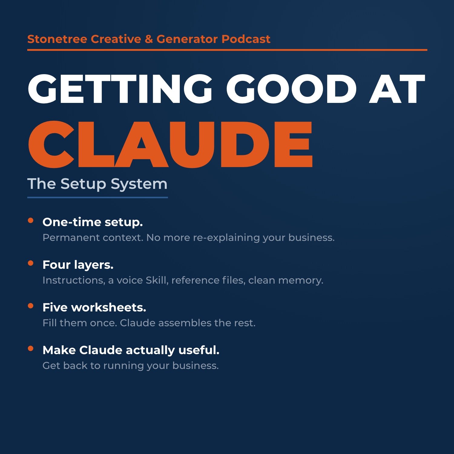 Getting Good at Claude: The Setup System