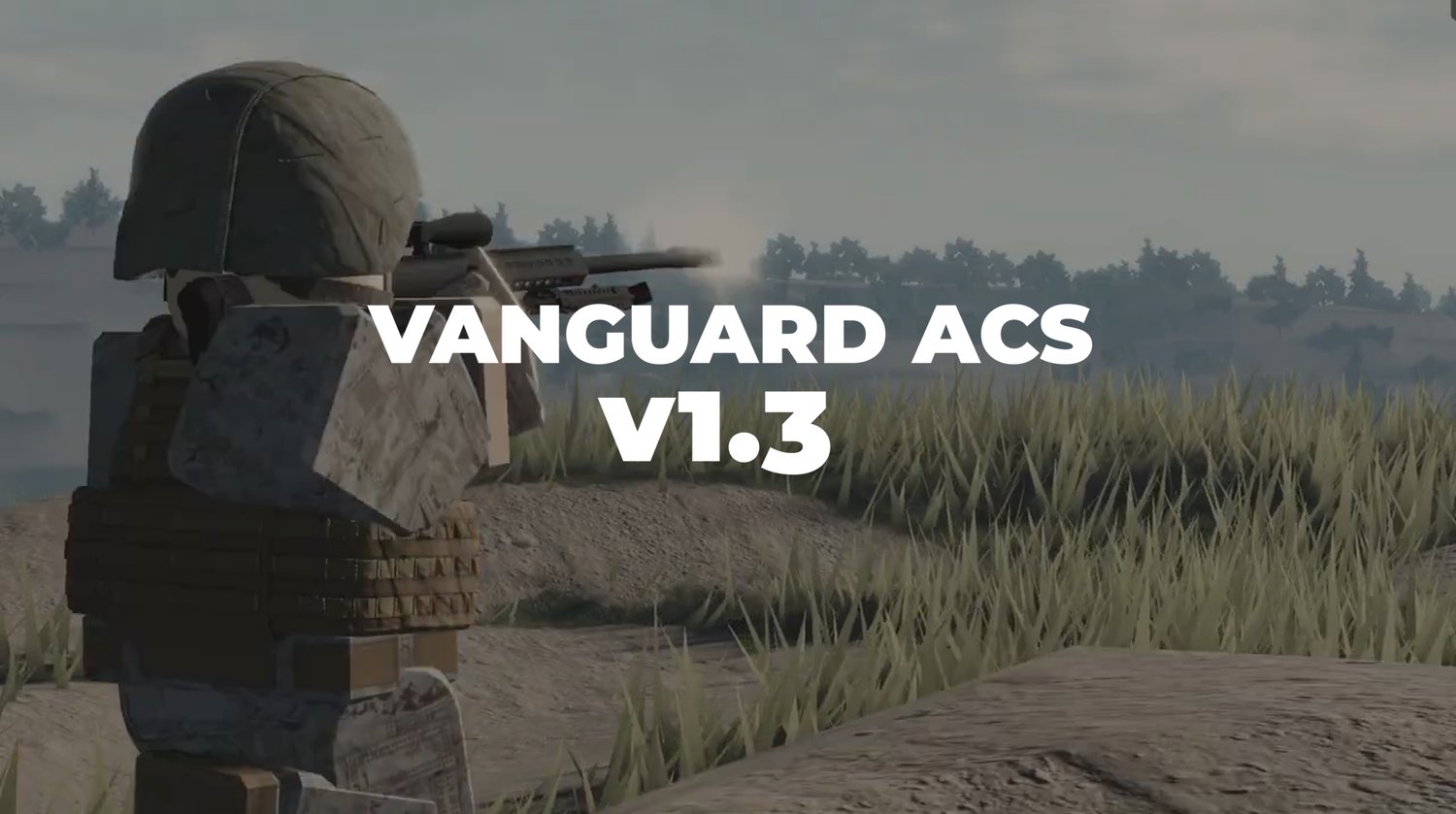 Vanguard ACS v1.3 consists of fixes for ROBLOX's new animation constraints updates that provide C0 errors.