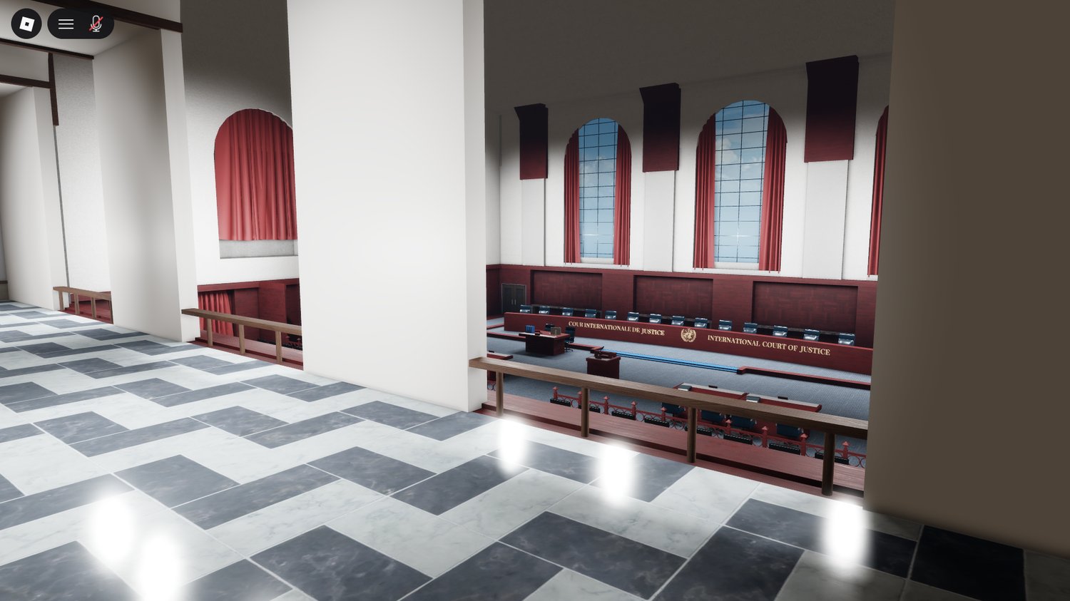 Roblox diplomatic meeting room