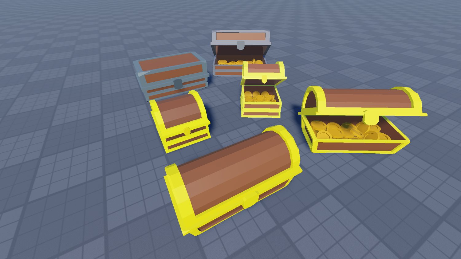 Roblox stylized wooden barrels