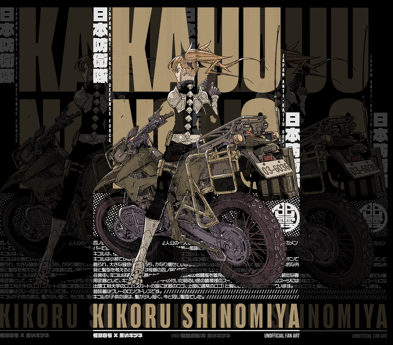 DESIGN ANIME Kaiju N8 / Kikoru Shinomiya