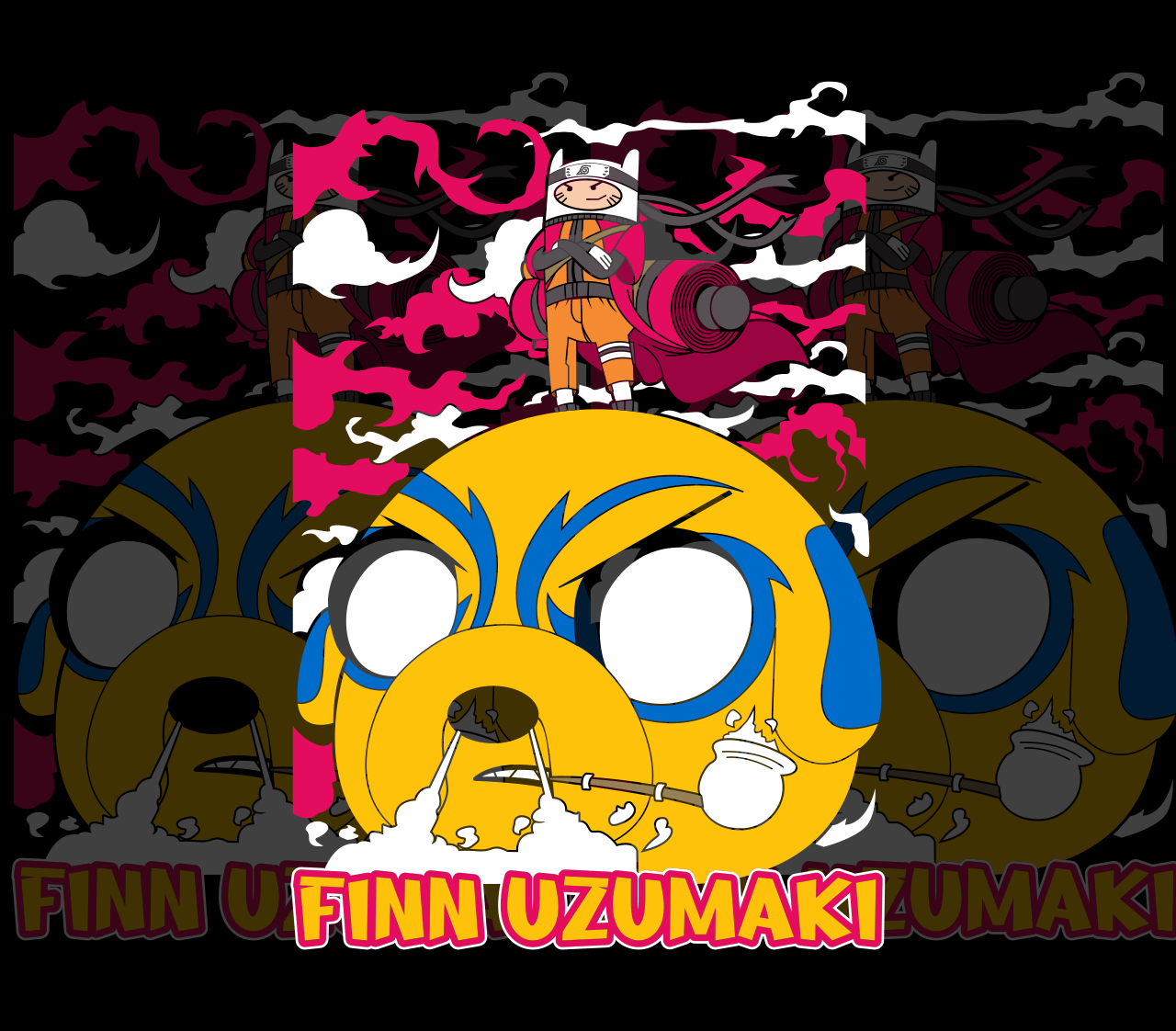 DESIGN ANIME Adventure Time | FINN UZUMAKI
