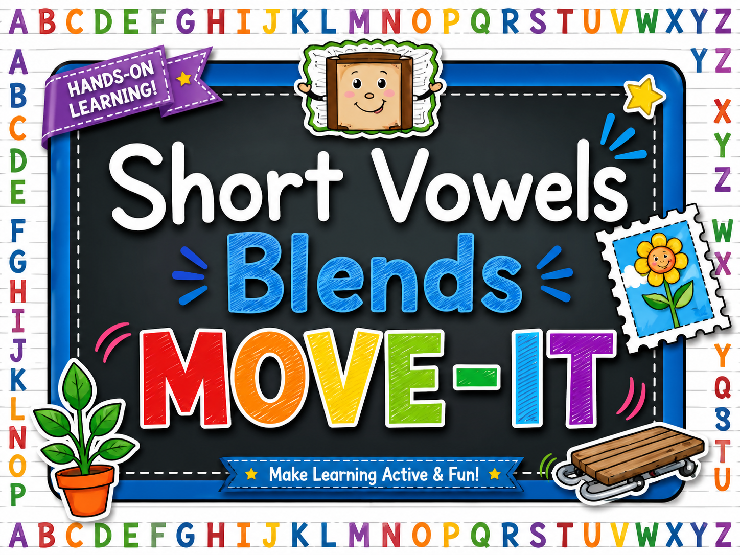 Blends Move It! | Interactive Phonics Activity for Beginning Blends