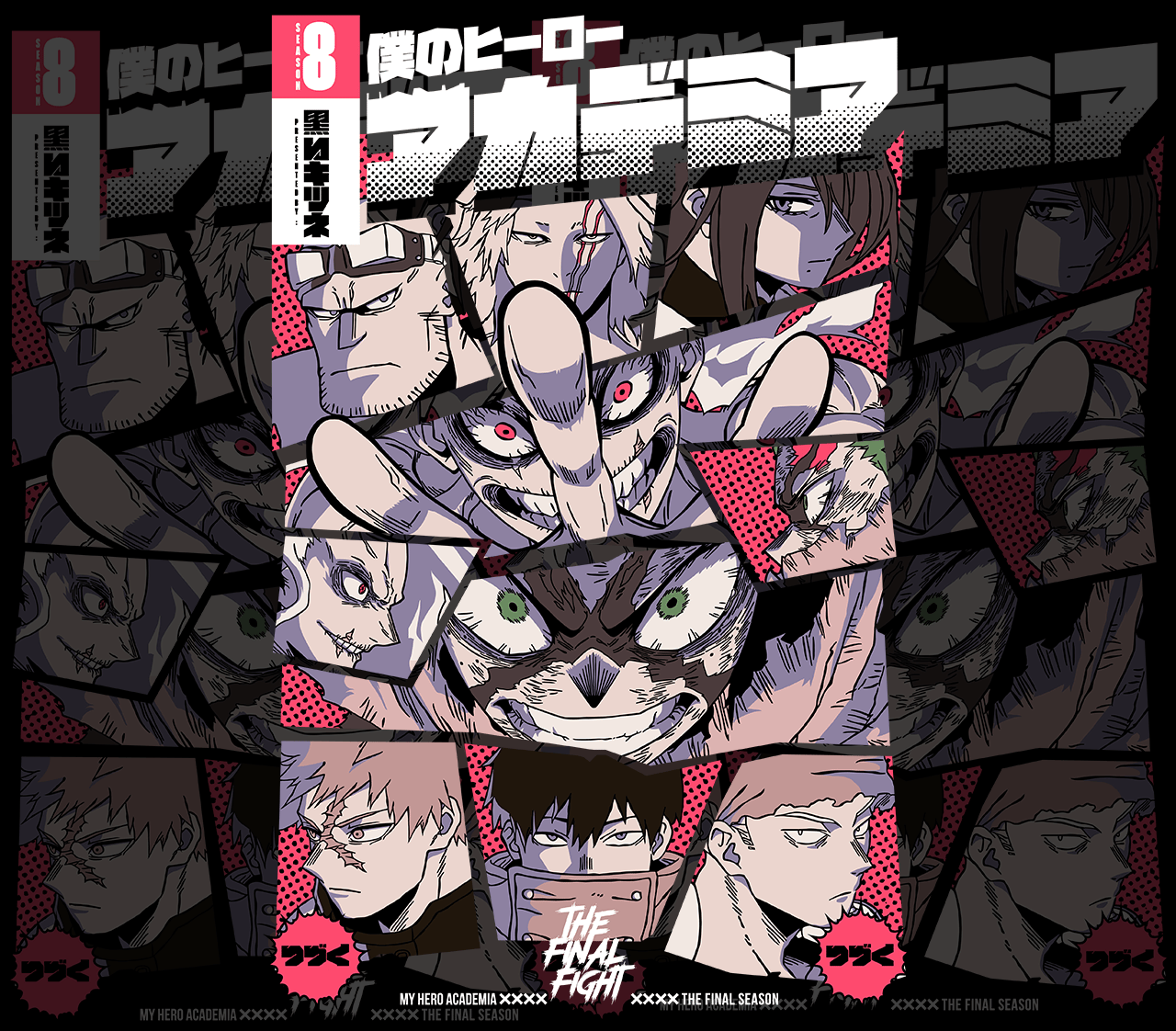 DESIGN ANIME my hero academia MHA THE FINAL