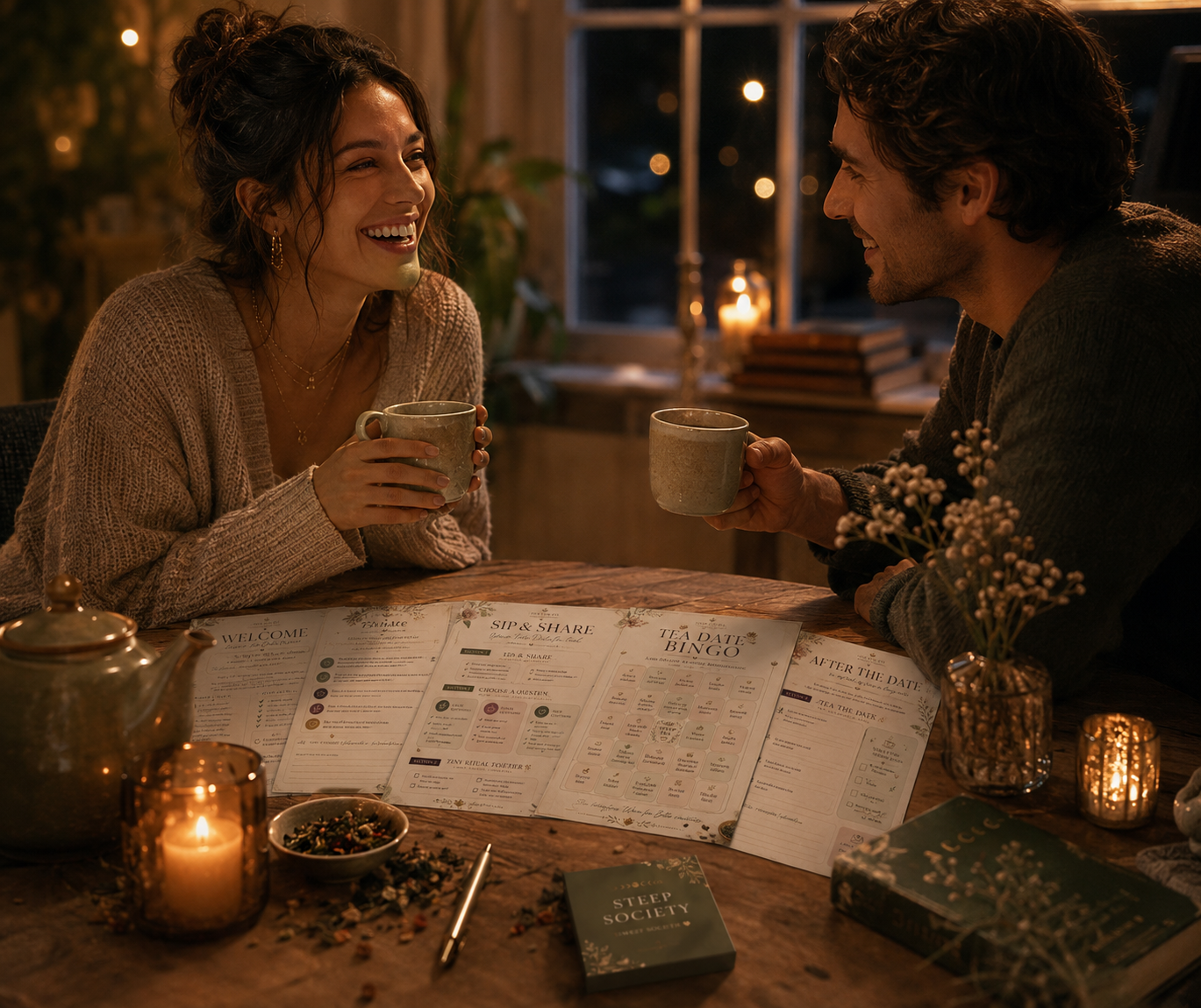 Date Night with Tea Date Bingo and Sip and Share