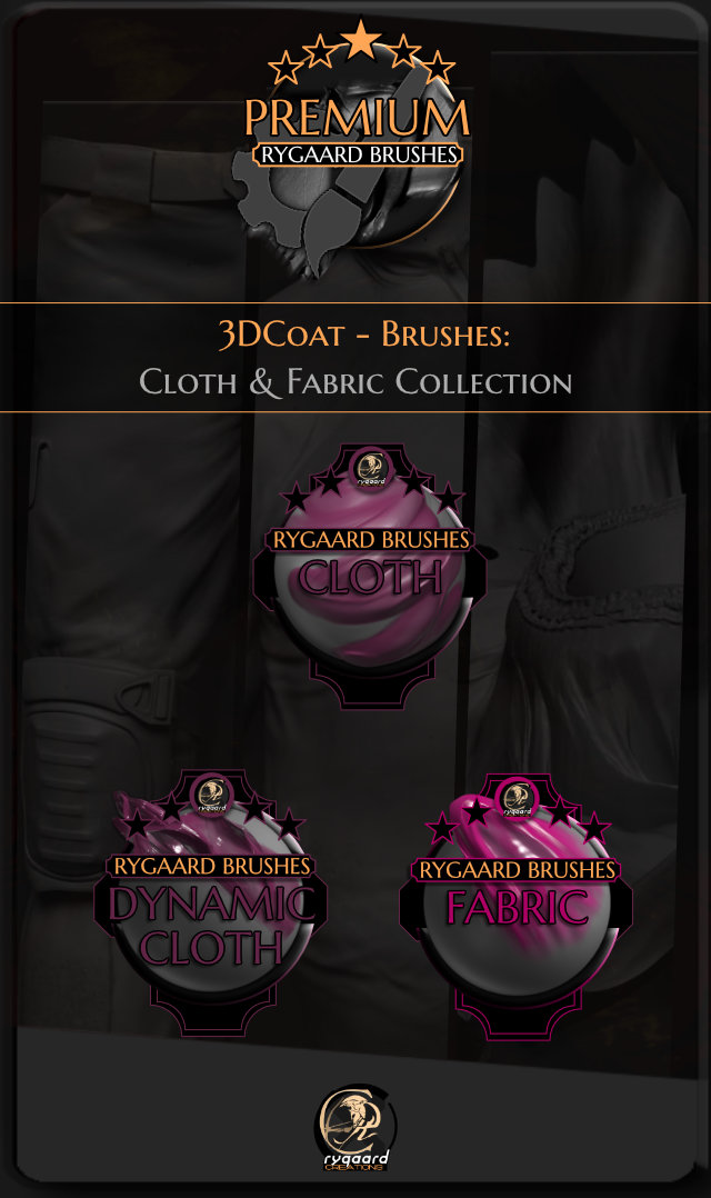 3DCoat - Cloth and Fabric collection