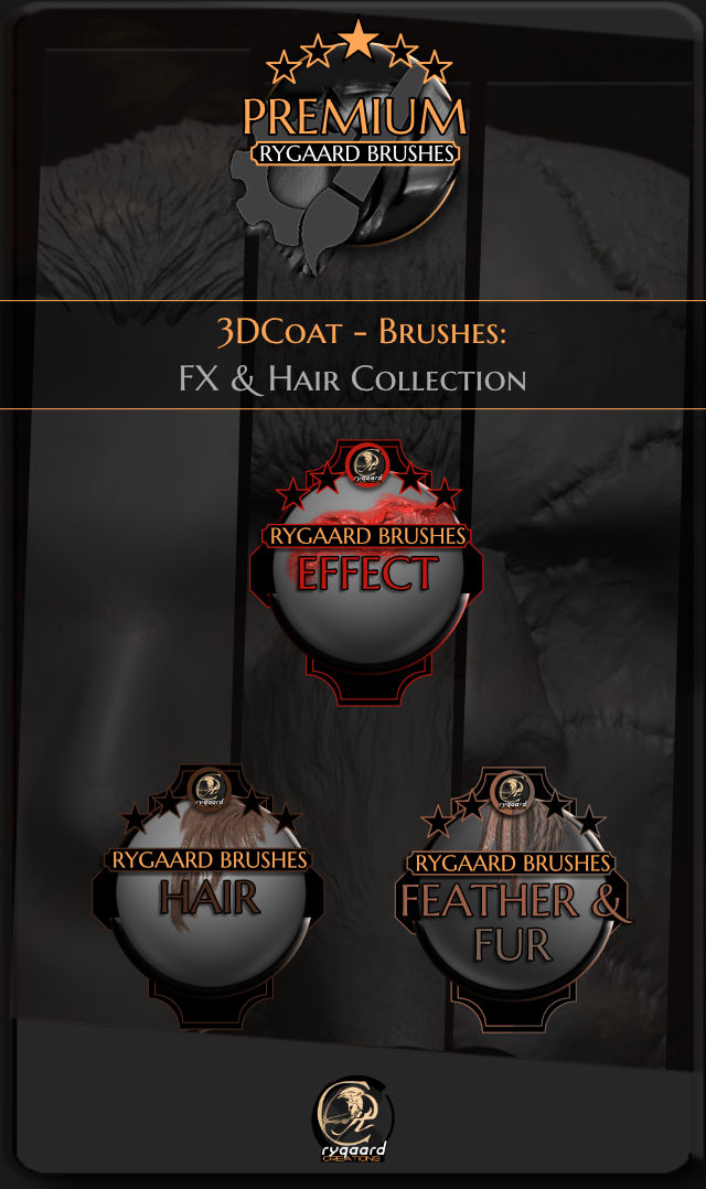 3DCoat - FX and Hair collection