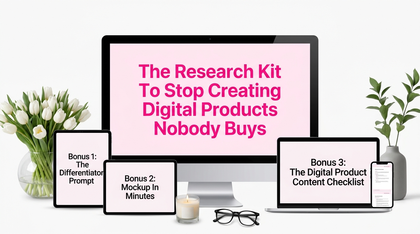 The Research Kit To Stop Creating Digital Products Nobody Buys
