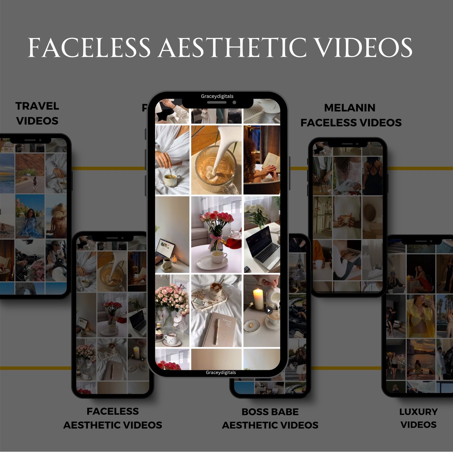 2200+ Faceless Aesthetic Videos