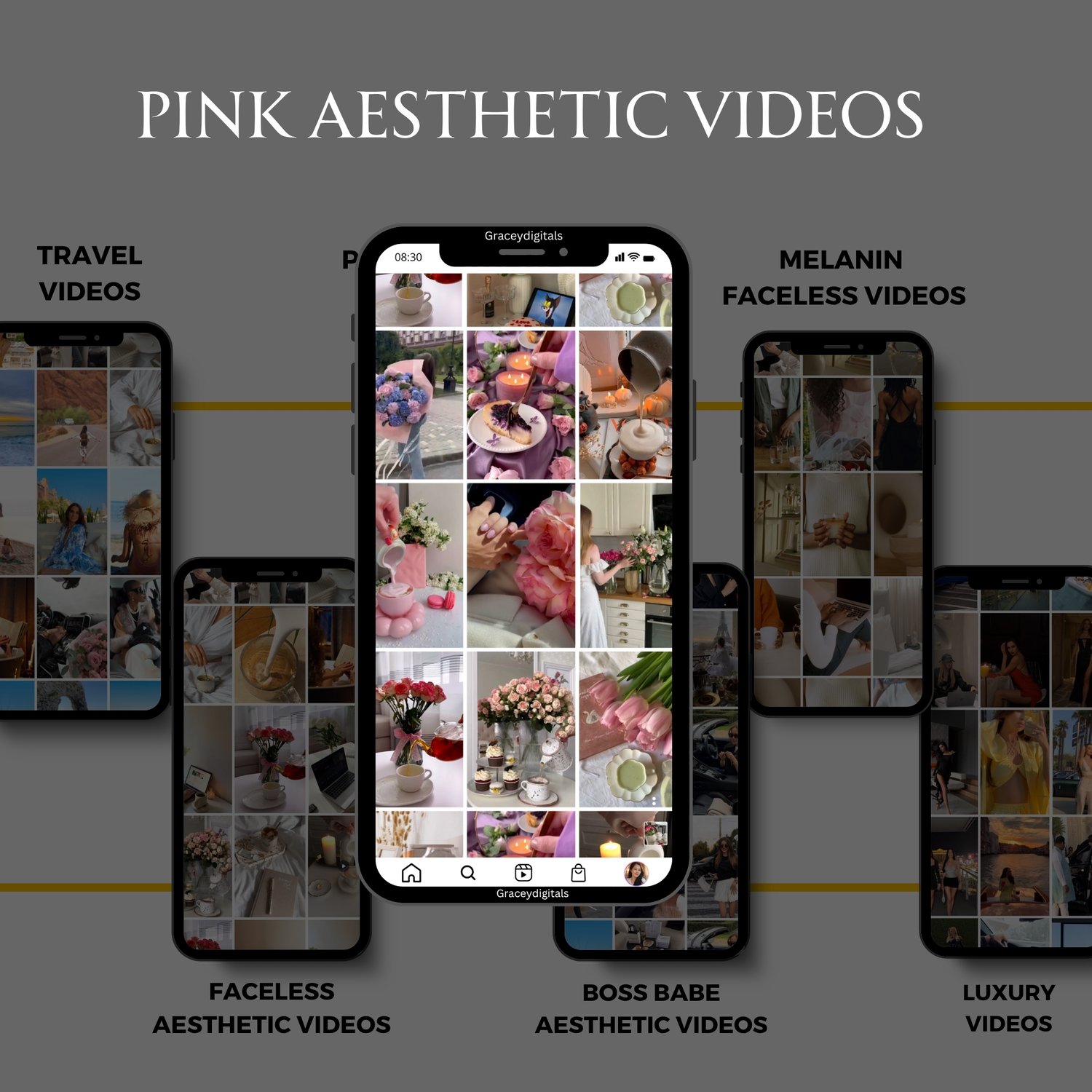 400+ Pink Aesthetic Videos