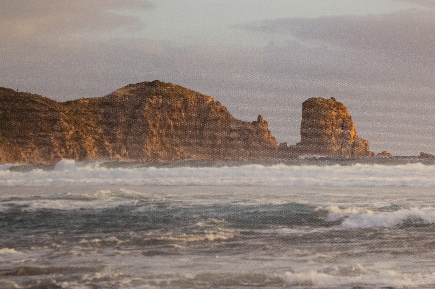 Cape Woolamai canvas print close up detail