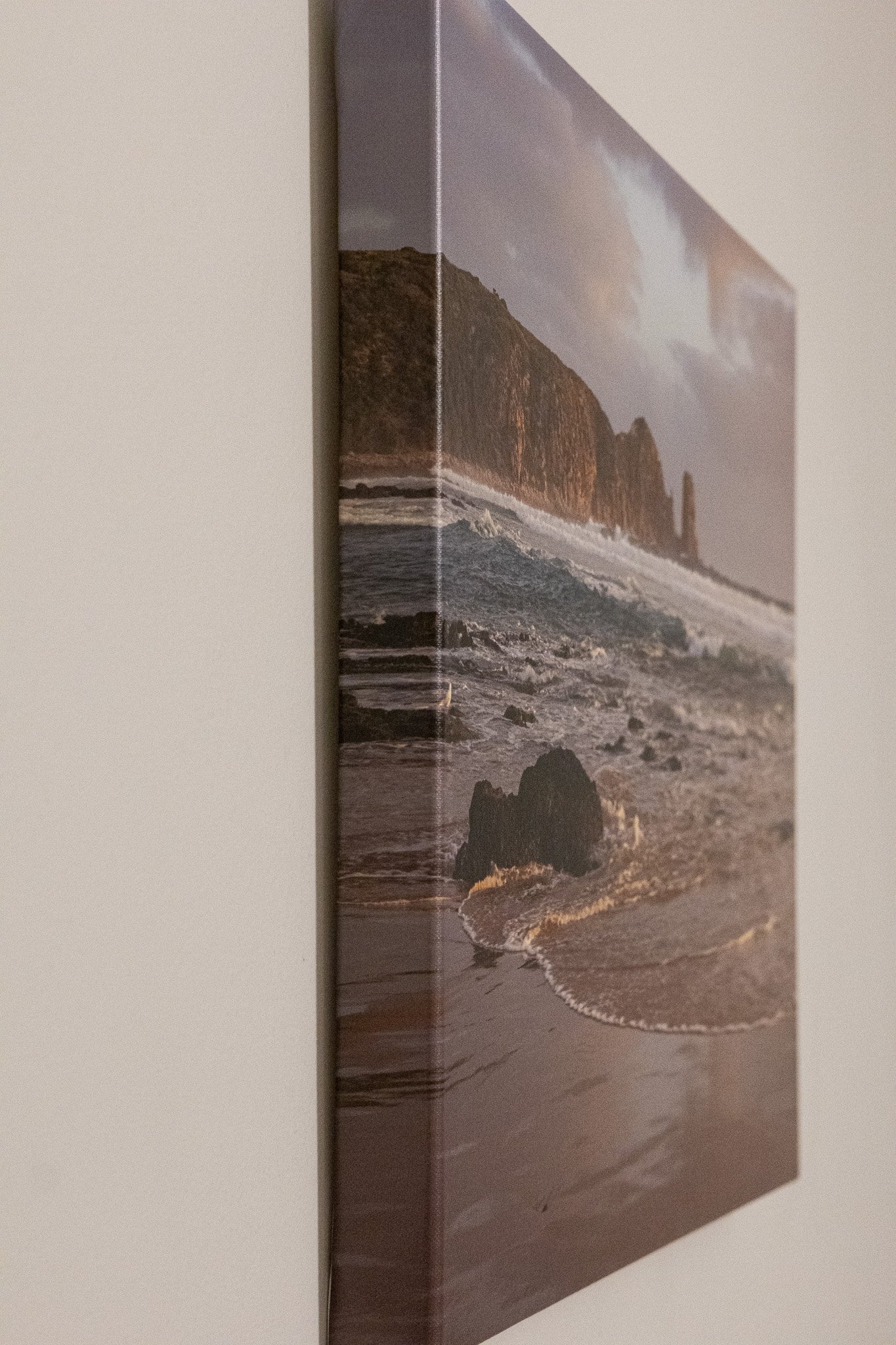 Cape Woolamai canvas print side profile gallery wrap