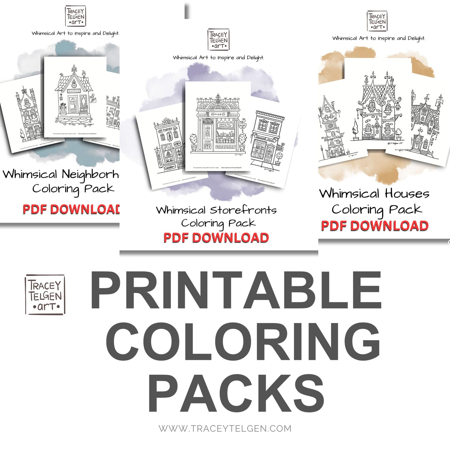 4 coloring pages