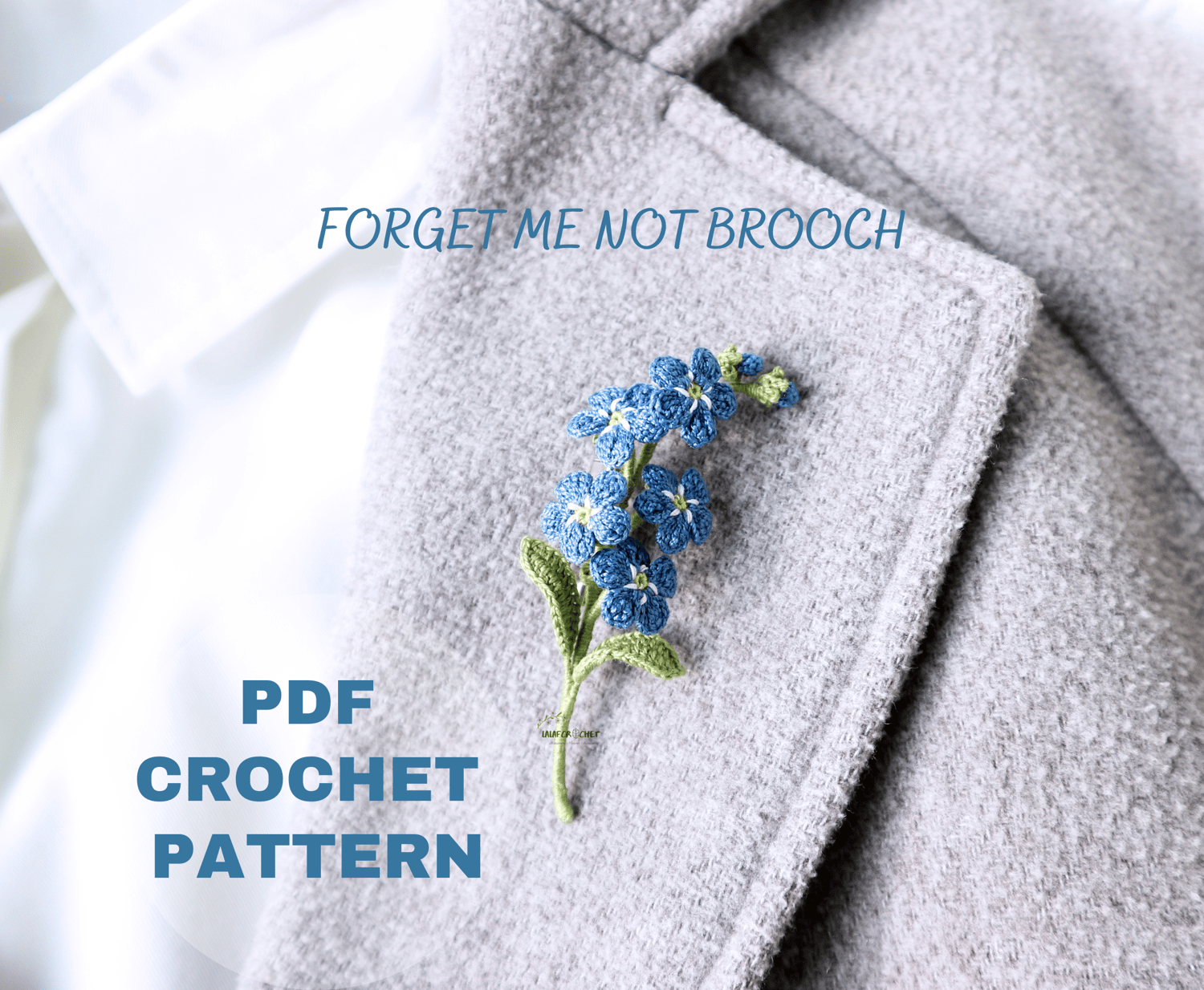 forget me not crochet pattern by lalafcrochet