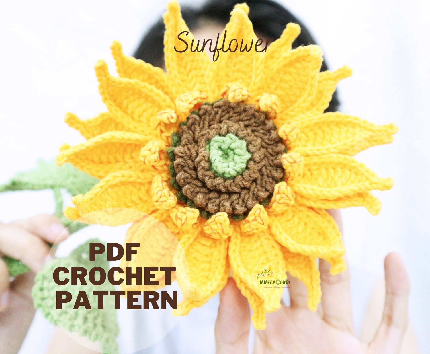 Lalafcrochet sunflower pattern