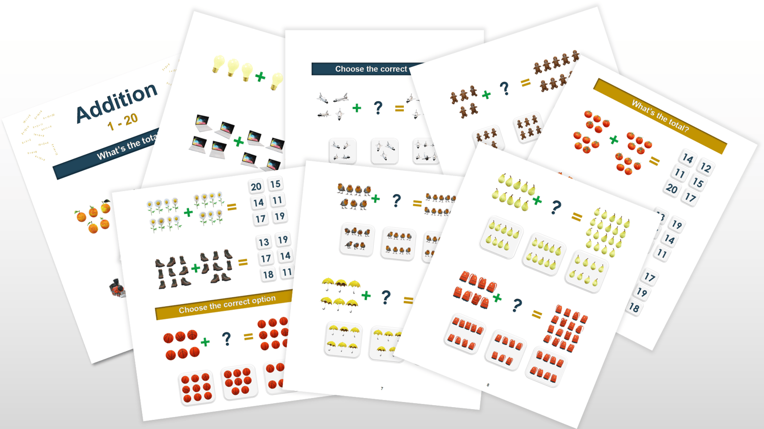Rytway Designs Arithmetic I - Addition (1 - 20) No-prep Demo Lesson