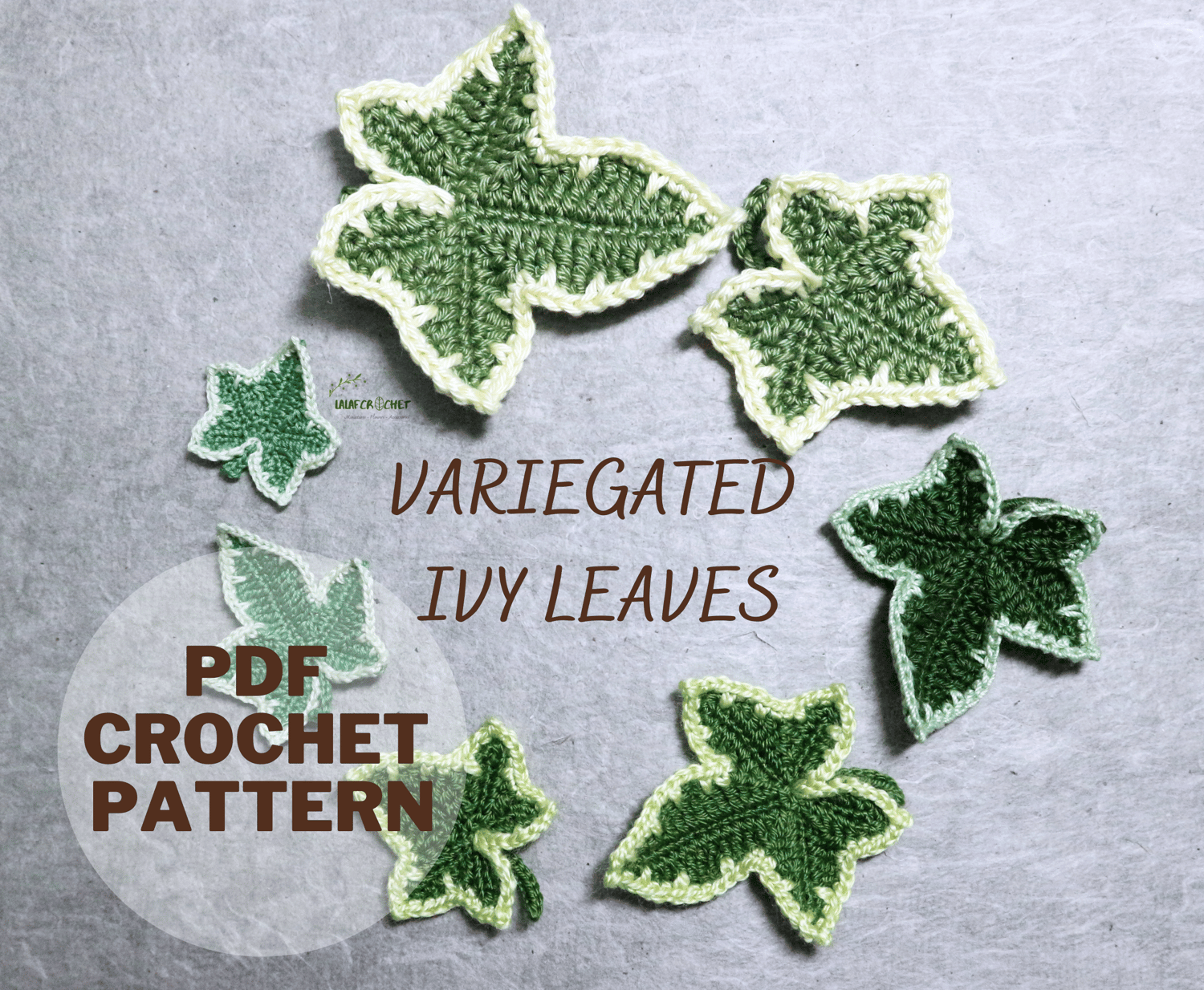 crochet Ivy leaf pattern by lalafcrochet