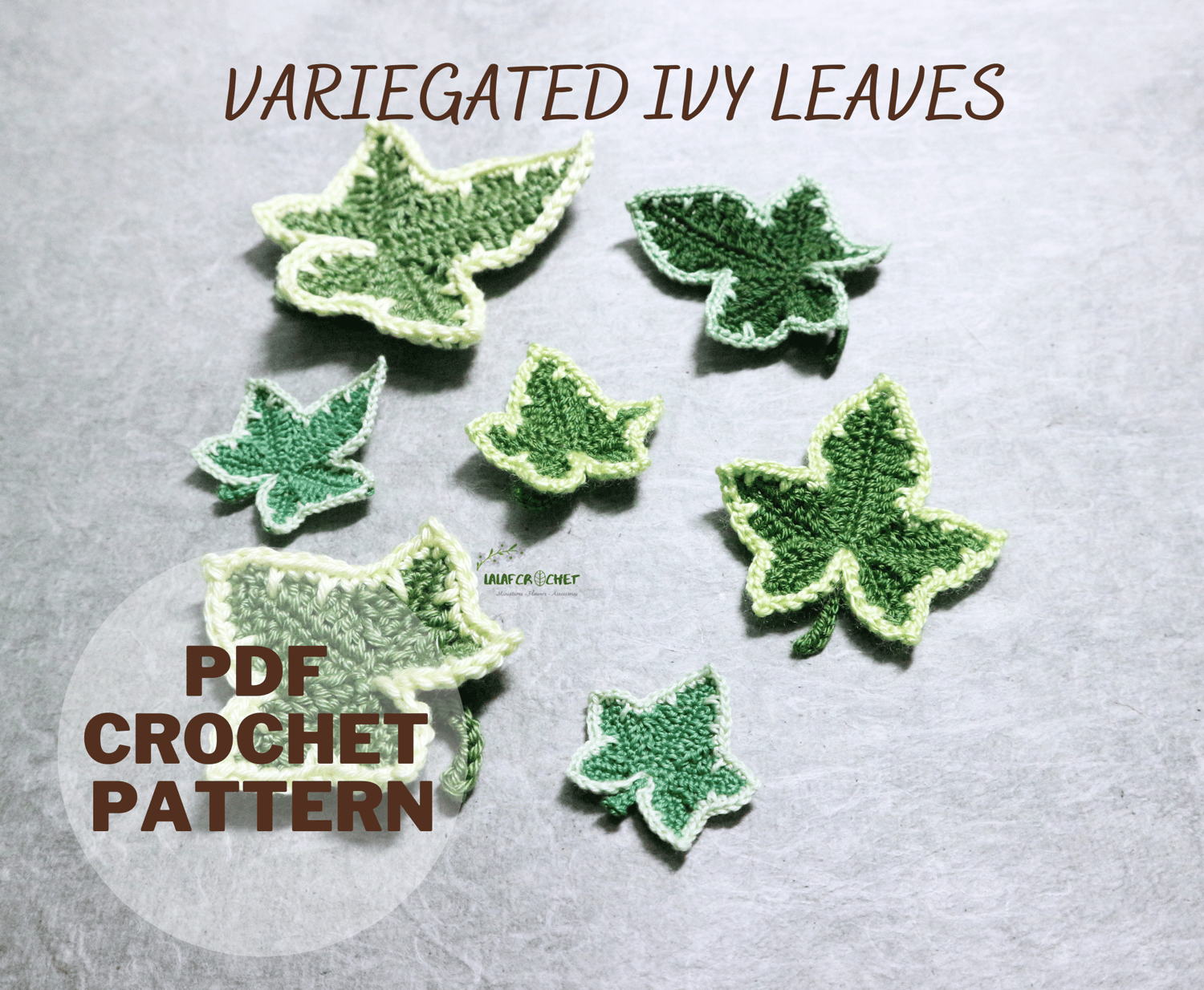 crochet Ivy leaf pattern by lalafcrochet