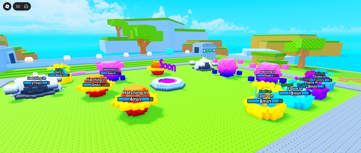 Building placement feature for simulator players