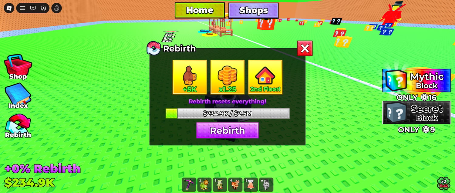 Roblox lucky block breaking simulator