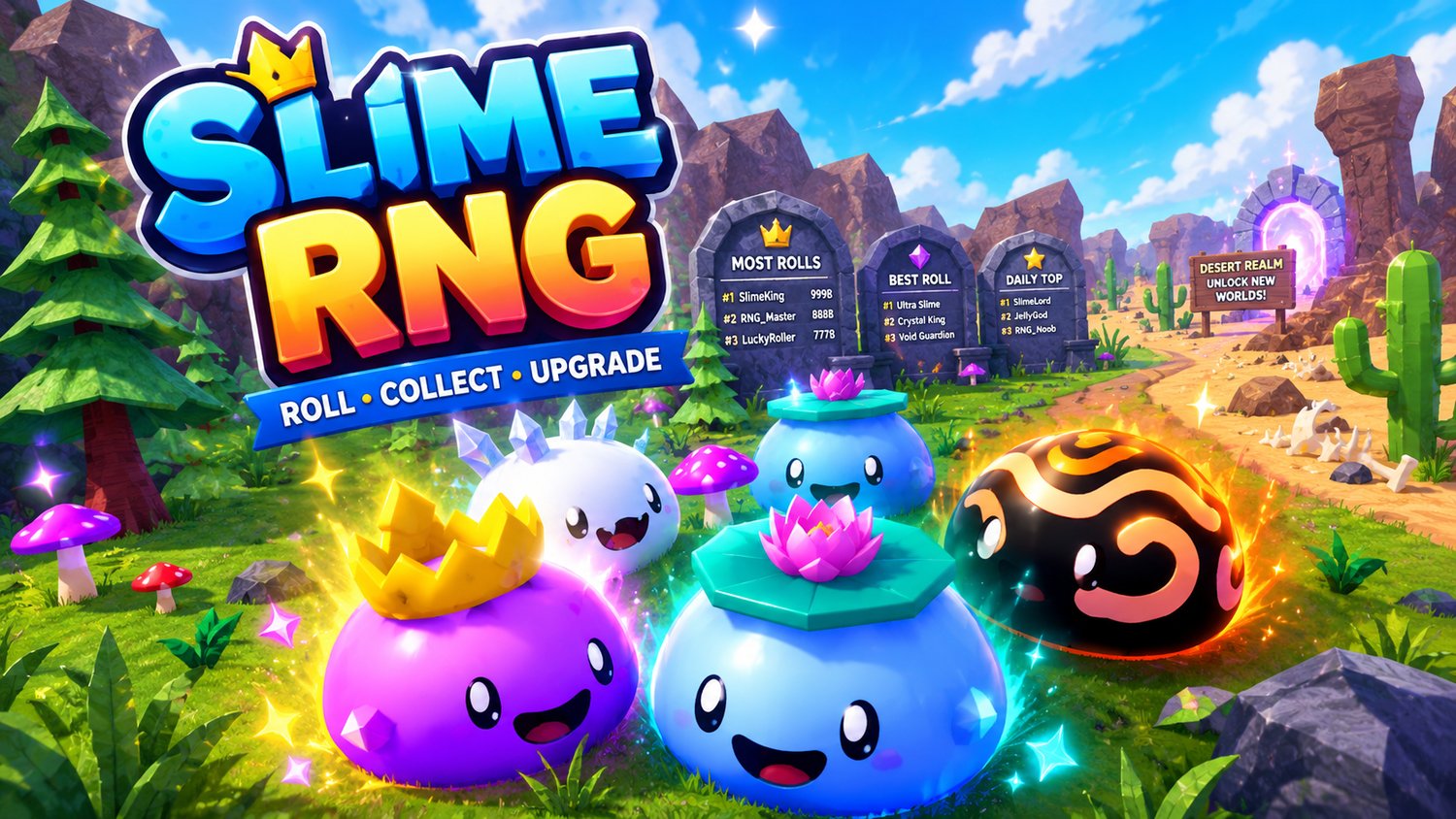 Detailed slime collection progression system