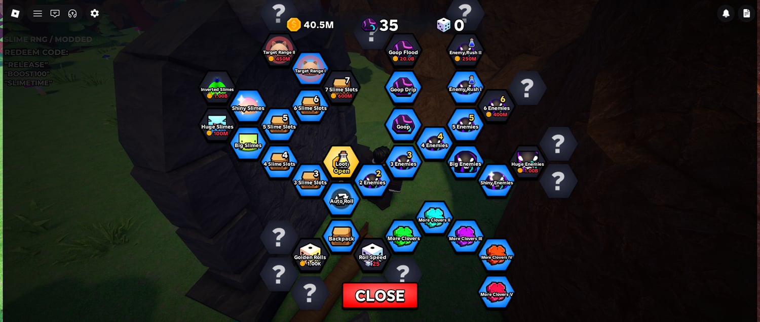 mersive slime upgrade and shop system