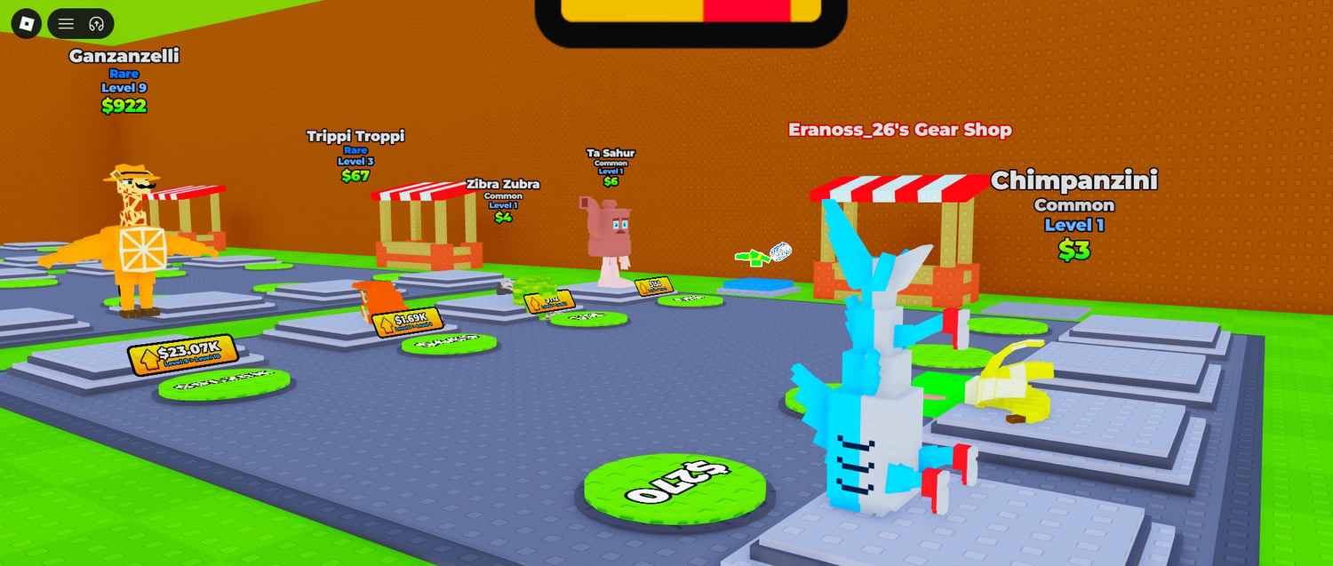 Arena defense battle scene Roblox