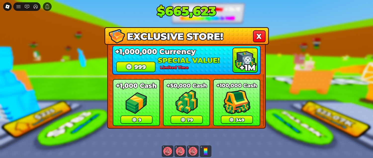 Rare and legendary unit showcase UI