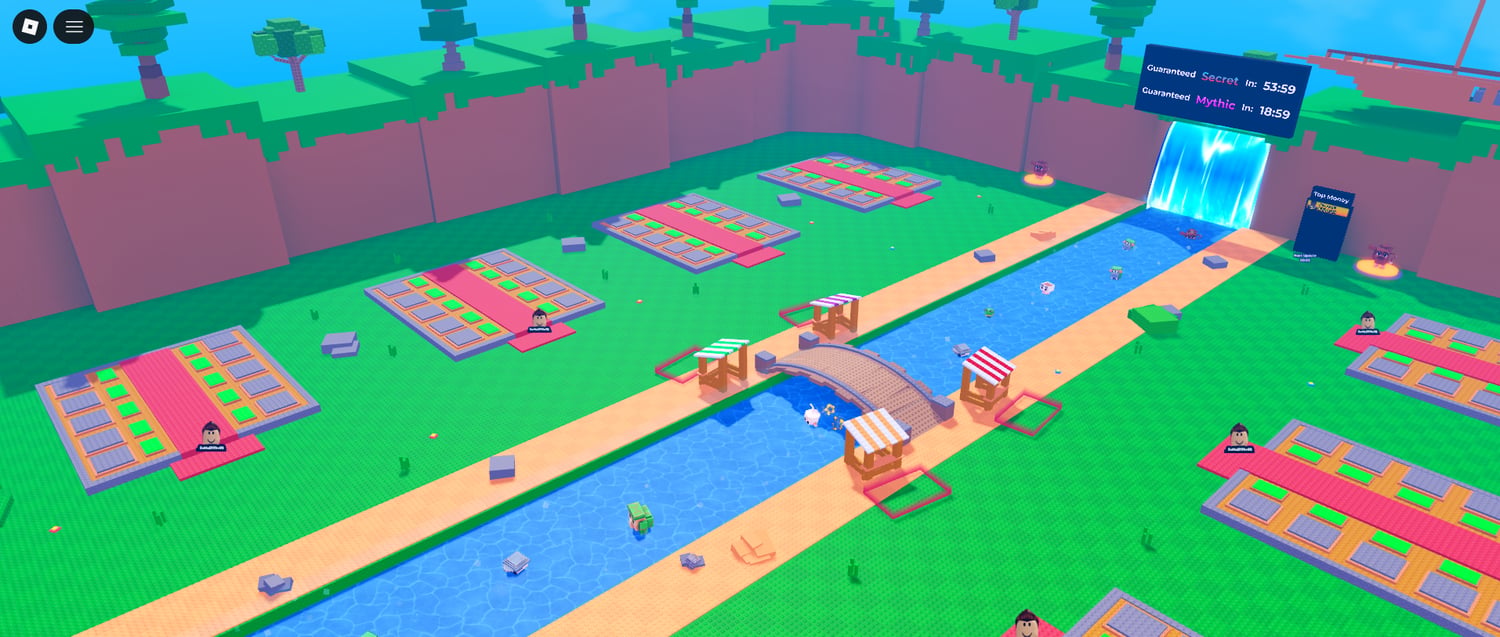 Rod upgrade shop interface Roblox simulator