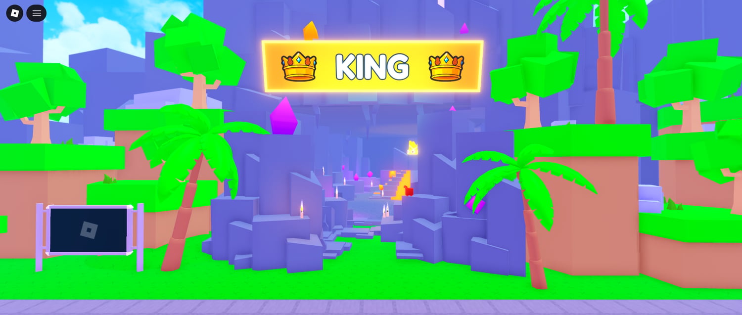 Rebirth progression menu in simulator game