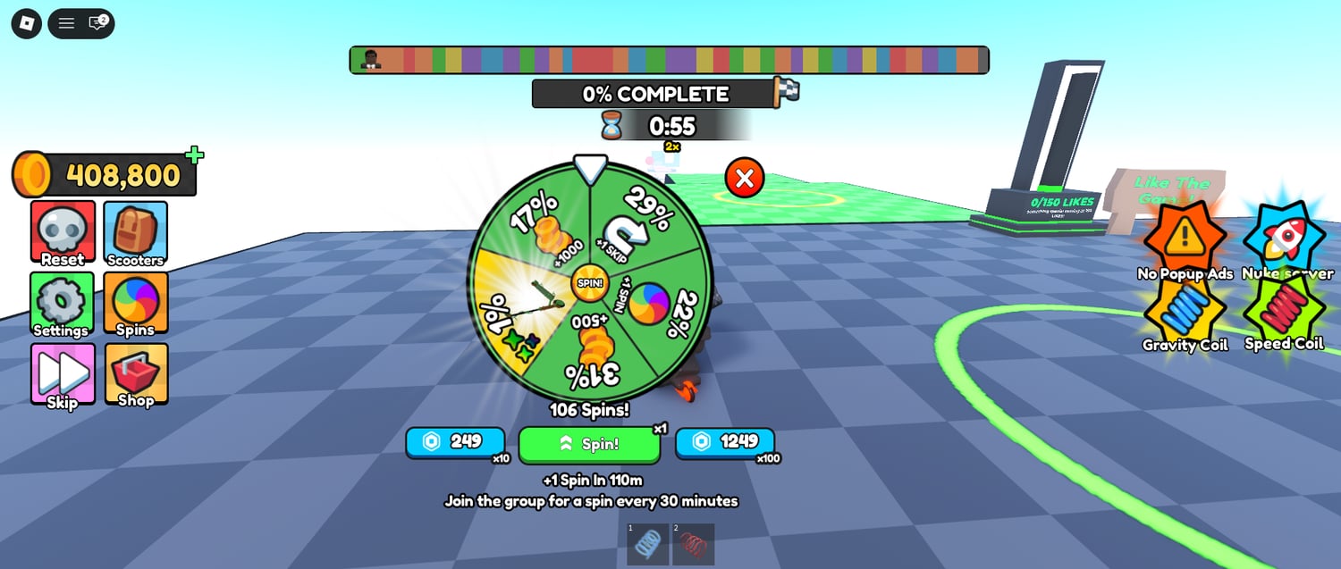 Checkpoint system in obstacle course Roblox