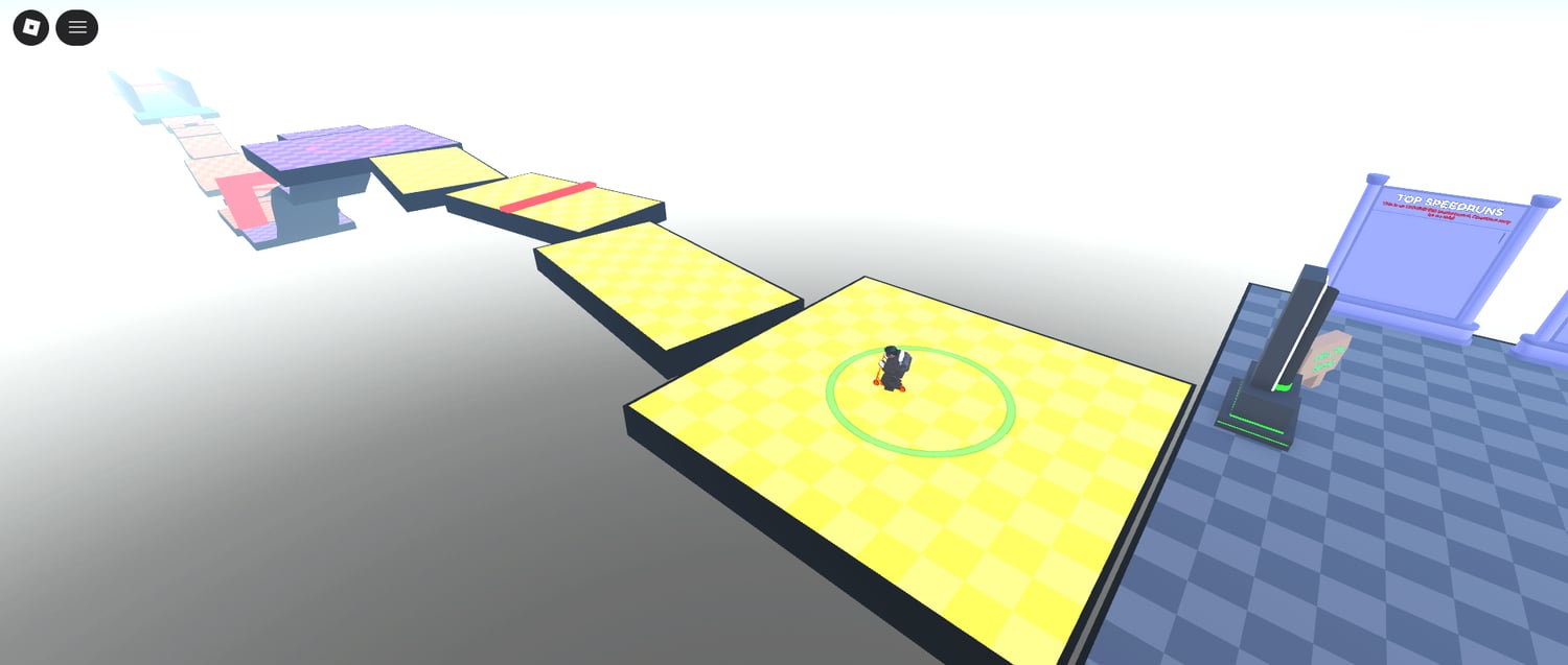 Stage progression UI in scooter obby