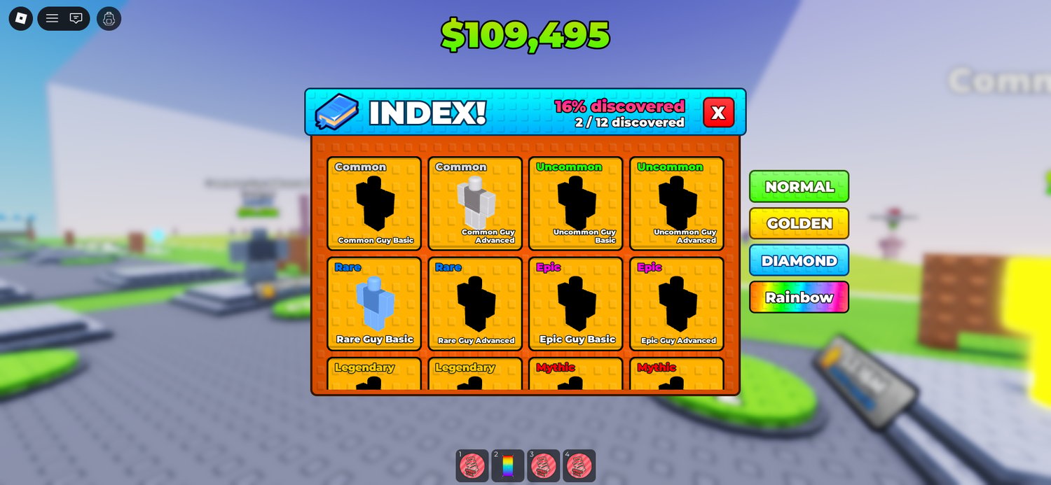 Gamepasses shop interface clean UI design
