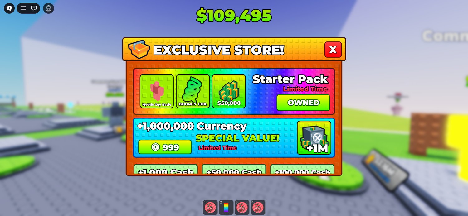 Progression index tracking screen Roblox