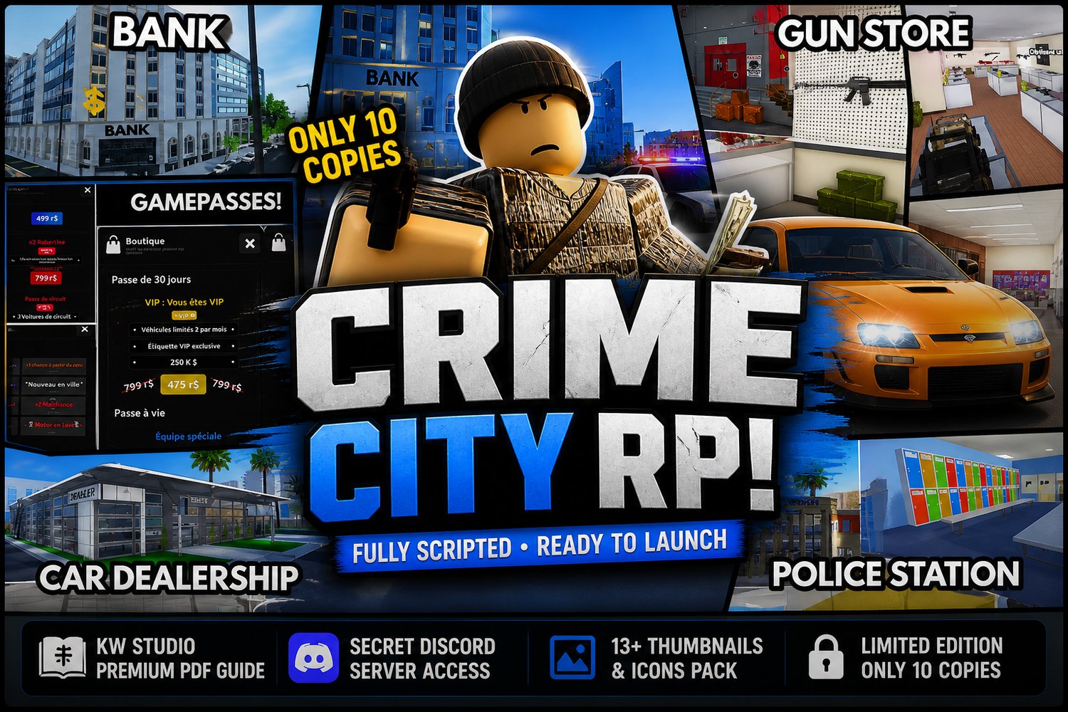Job system selection screen city roleplay