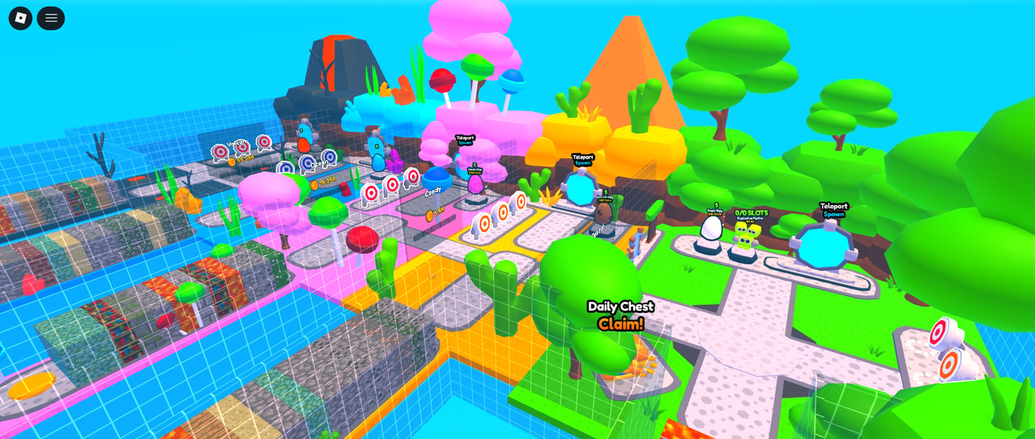 Pet multiplier system interface Roblox simulator