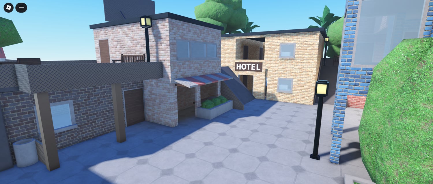 Tactical rooftop sniper position gameplay
