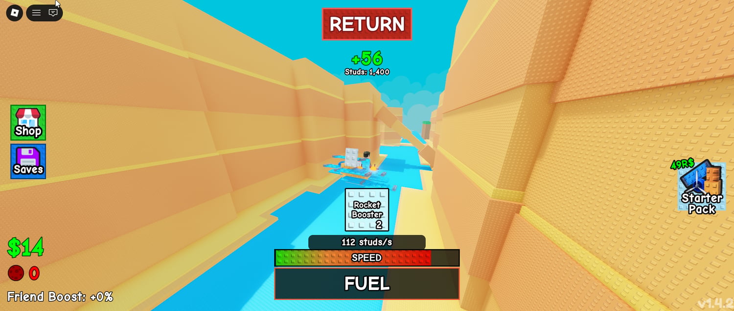 River obstacle survival challenge Roblox game