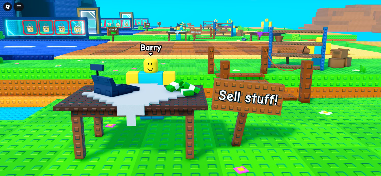 Passive income farming system interface